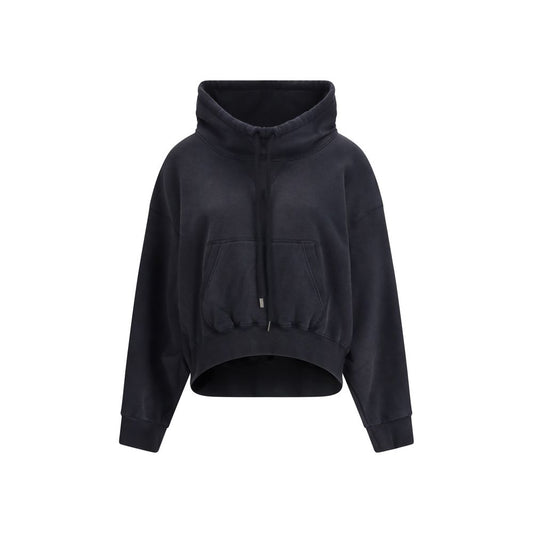 R13 Black Cotton Sweatshirt