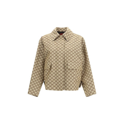 Gucci Beige Cotton Bomber