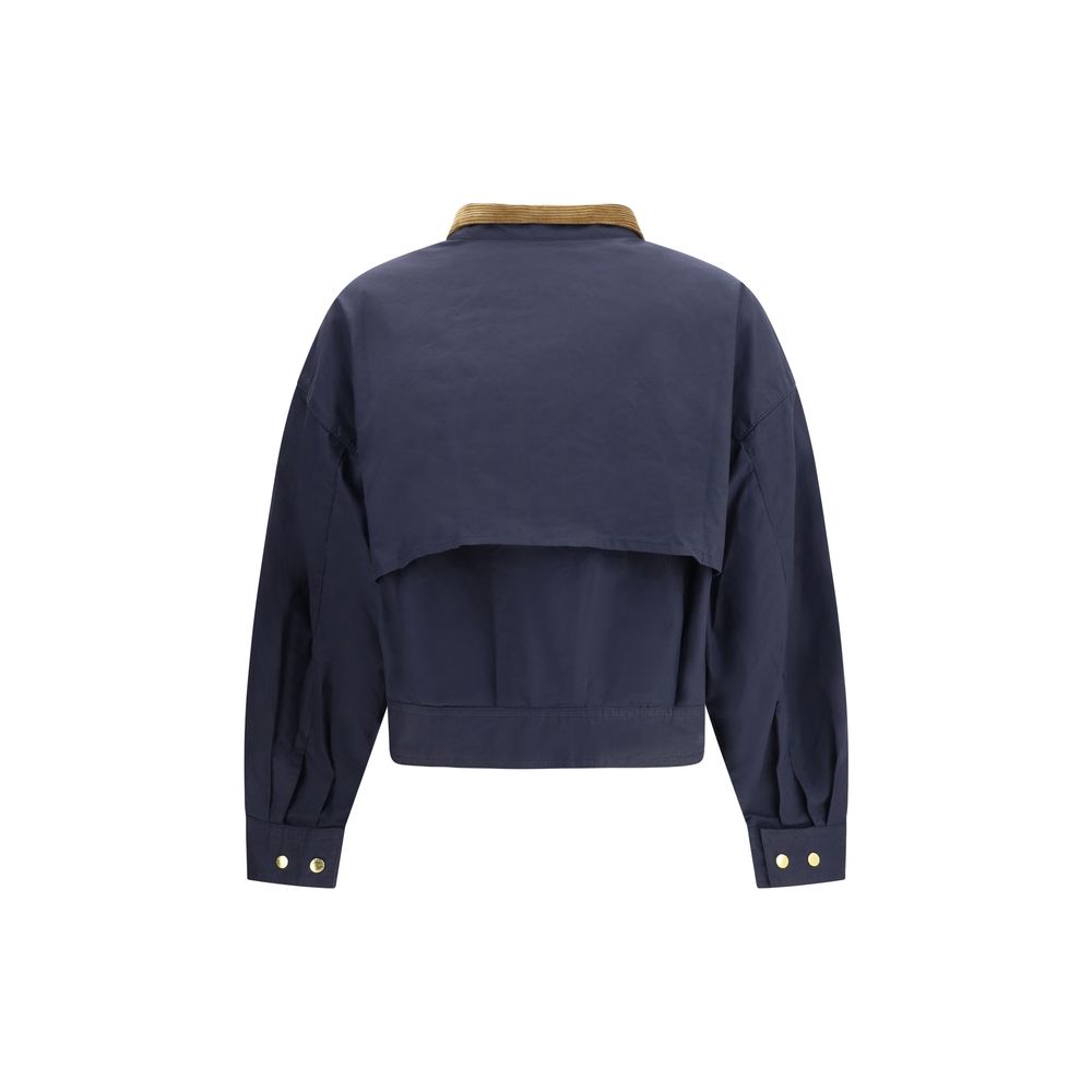 Barbour Blue Cotton Shell Jacket