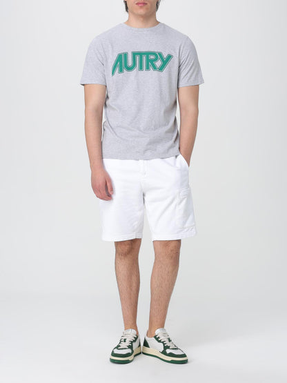 Autry Gray Cotton T-Shirt