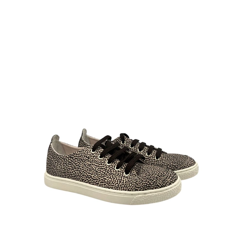 Borbonese Beige Textile Women Sneaker