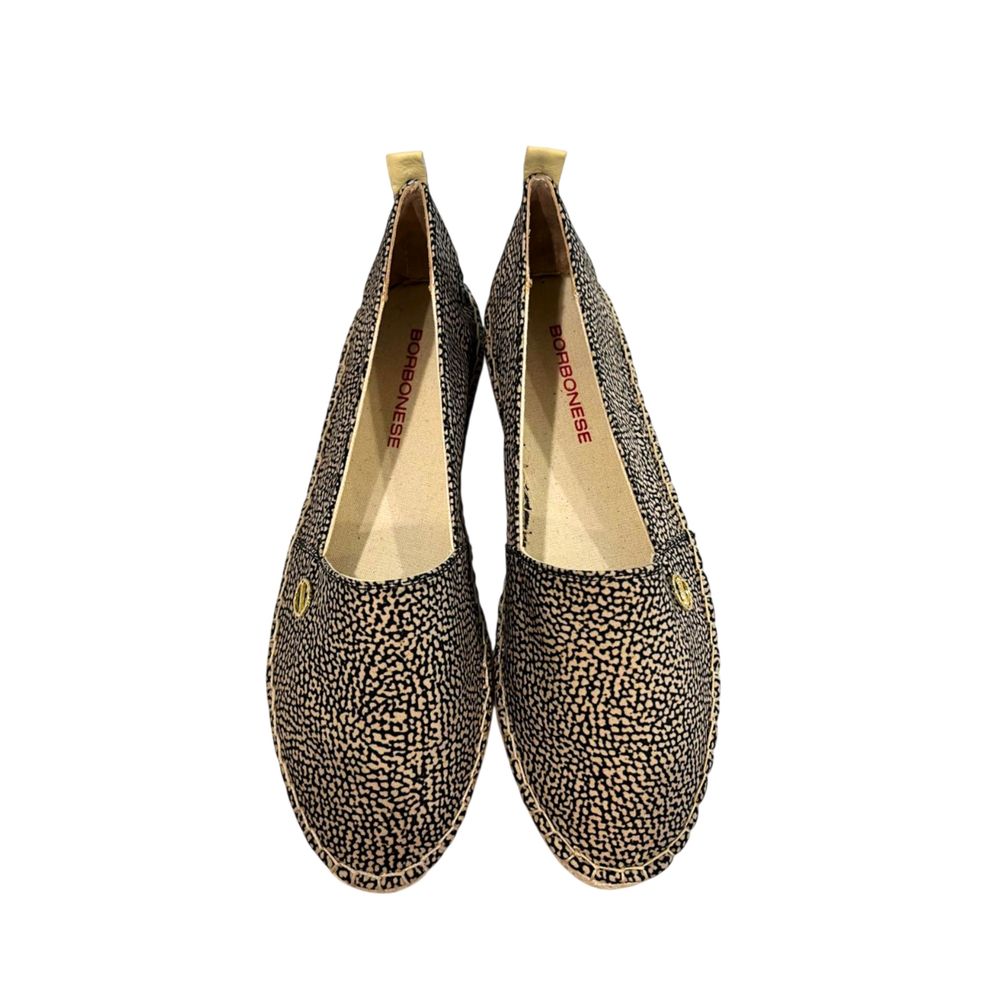 Borbonese Beige Textile Women Sandal