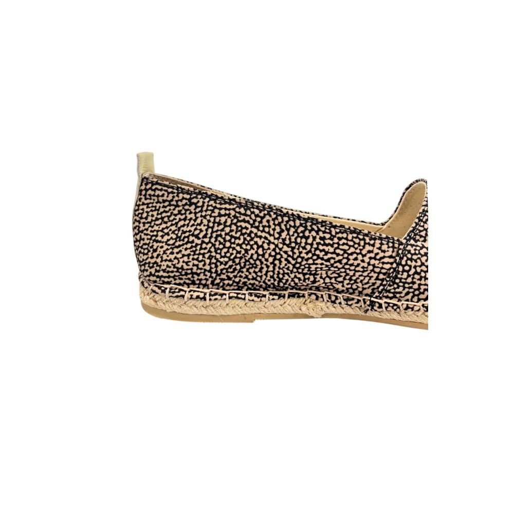 Borbonese Beige Textile Women Sandal