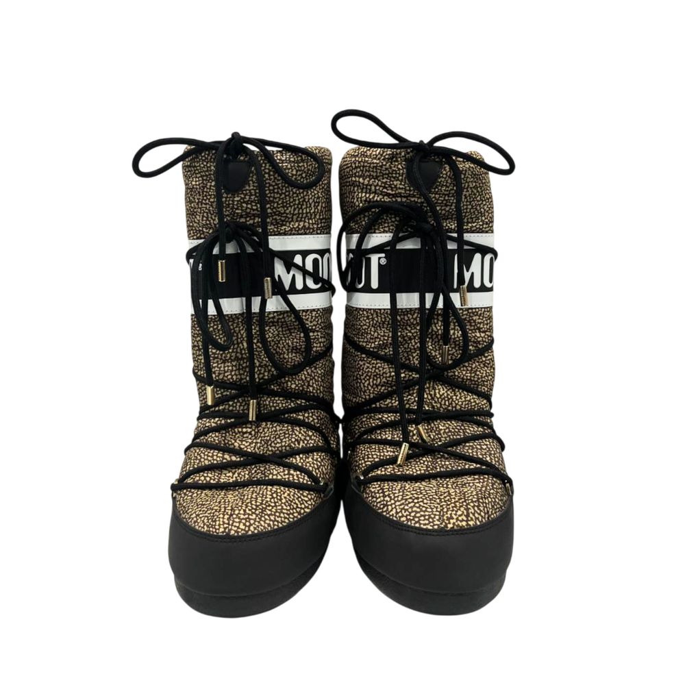Borbonese Beige Textile Women Boot