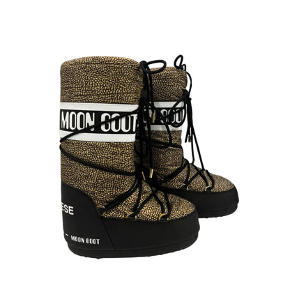 Borbonese Beige Textile Women Boot