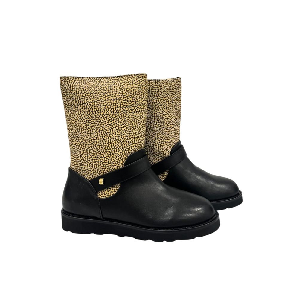 Borbonese Beige Leather Women Boot