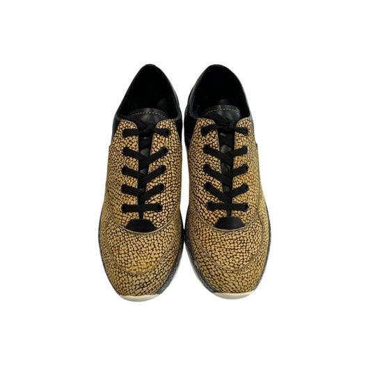 Borbonese Beige Genuine Leather Sneaker