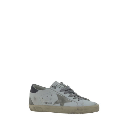 Golden Goose White Goatskin Sneakers