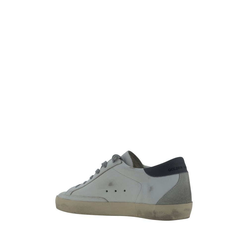 Golden Goose White Goatskin Sneakers