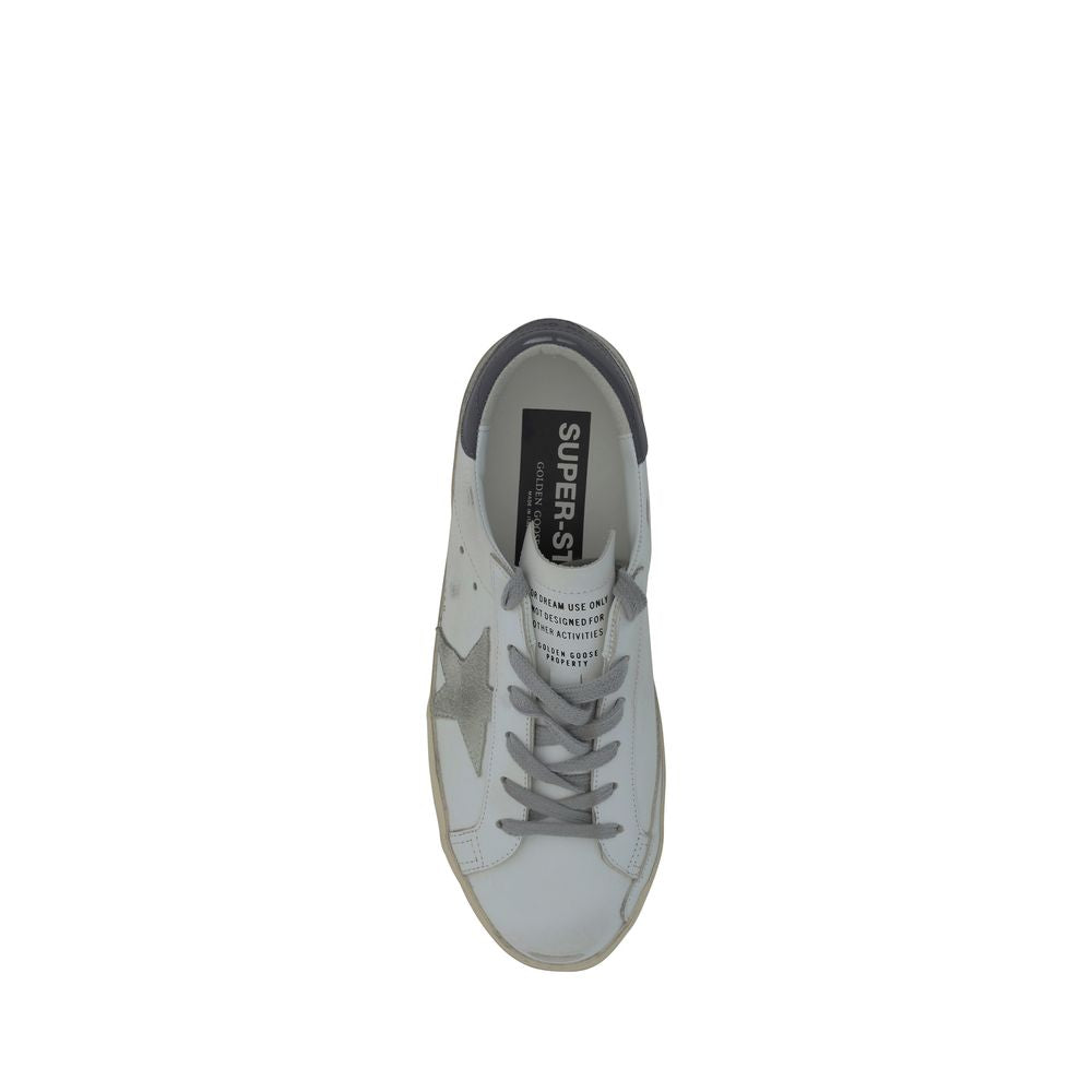Golden Goose White Goatskin Sneakers