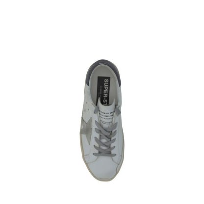 Golden Goose White Goatskin Sneakers