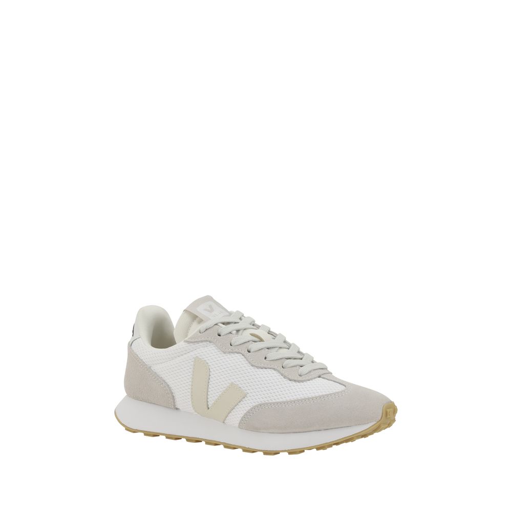 Veja White Calf Leather Bos Taurus Athletic Sneakers