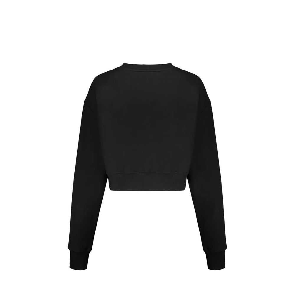 Balmain Black Cotton Sweatshirt