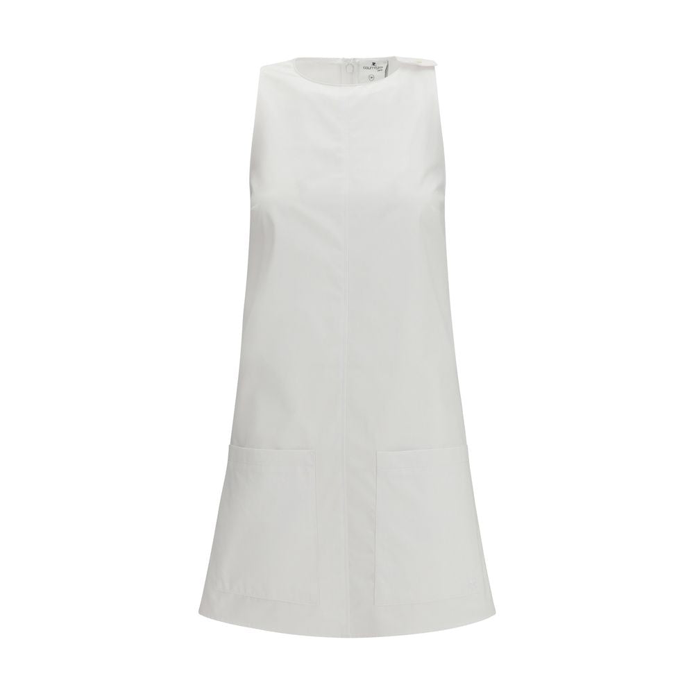 Courrèges White Cotton Casual Dress