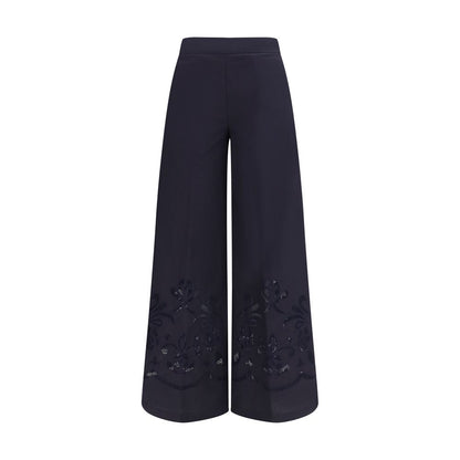Forte_Forte Blue Cotton Casual Pants