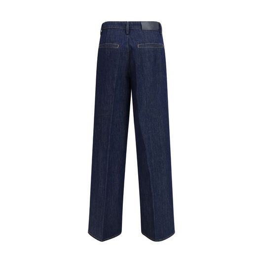 7FOR Blue Cotton Jeans Denim