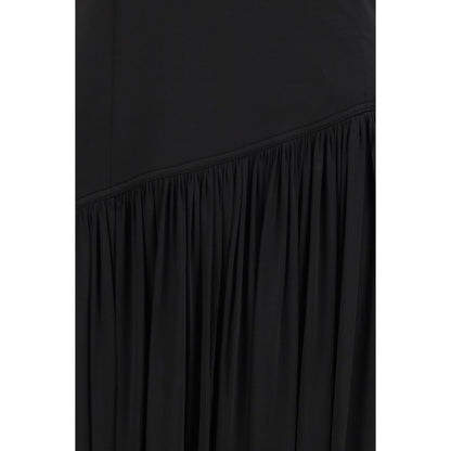 Ferragamo Black Viscose Cocktail Dress