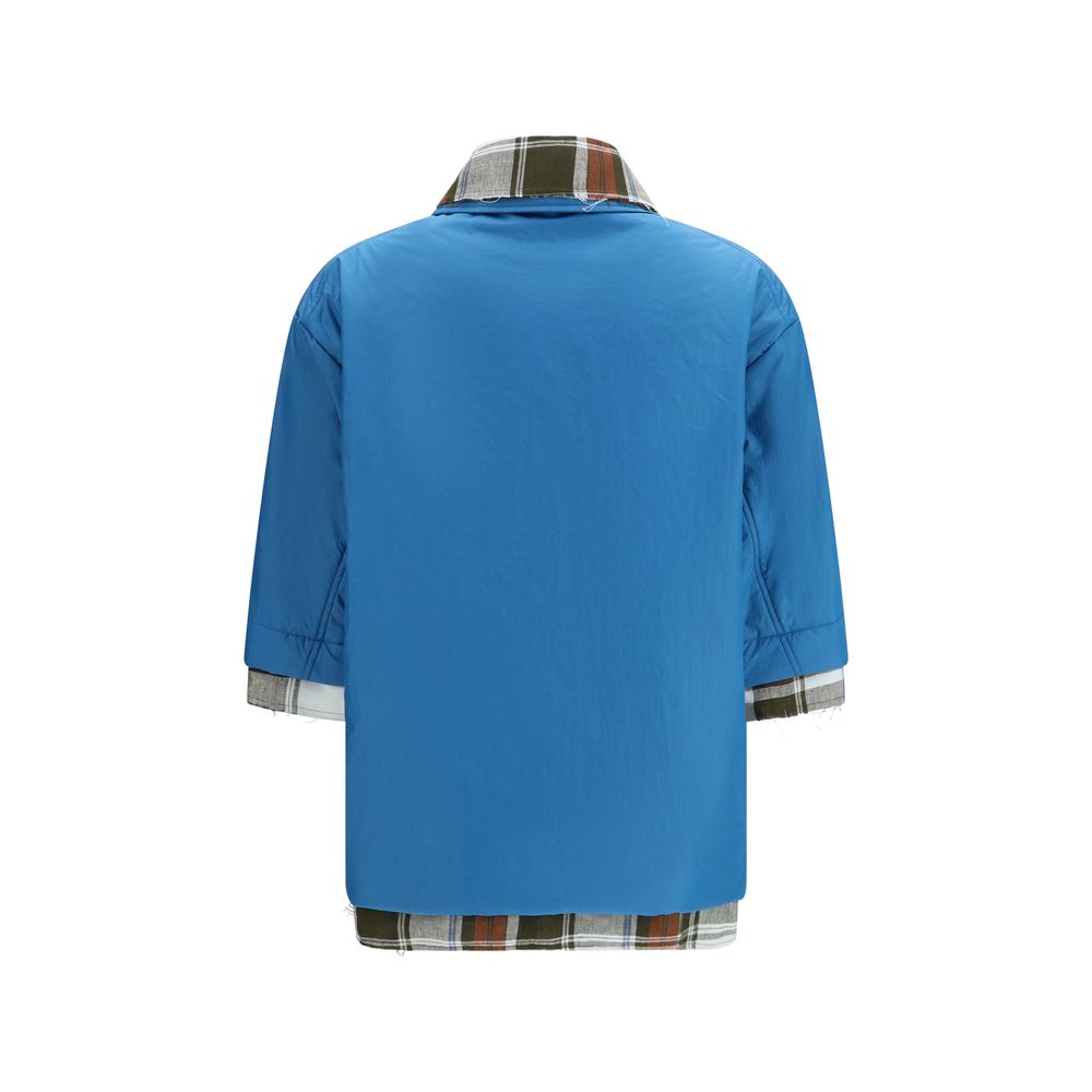 MARBELL Blue Polyamide Dress Shirt