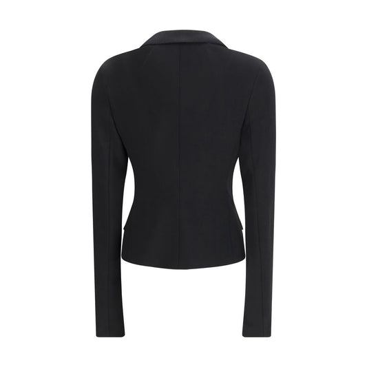 Dolce & Gabbana Black Fleece Wool Jacket