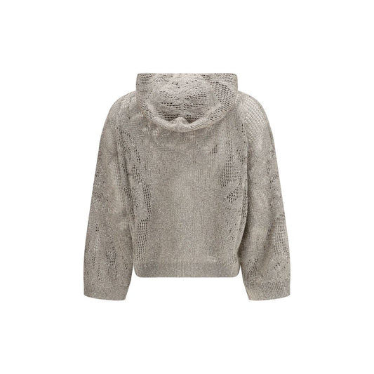 Brunello Cucinelli Beige Linen Hoodie