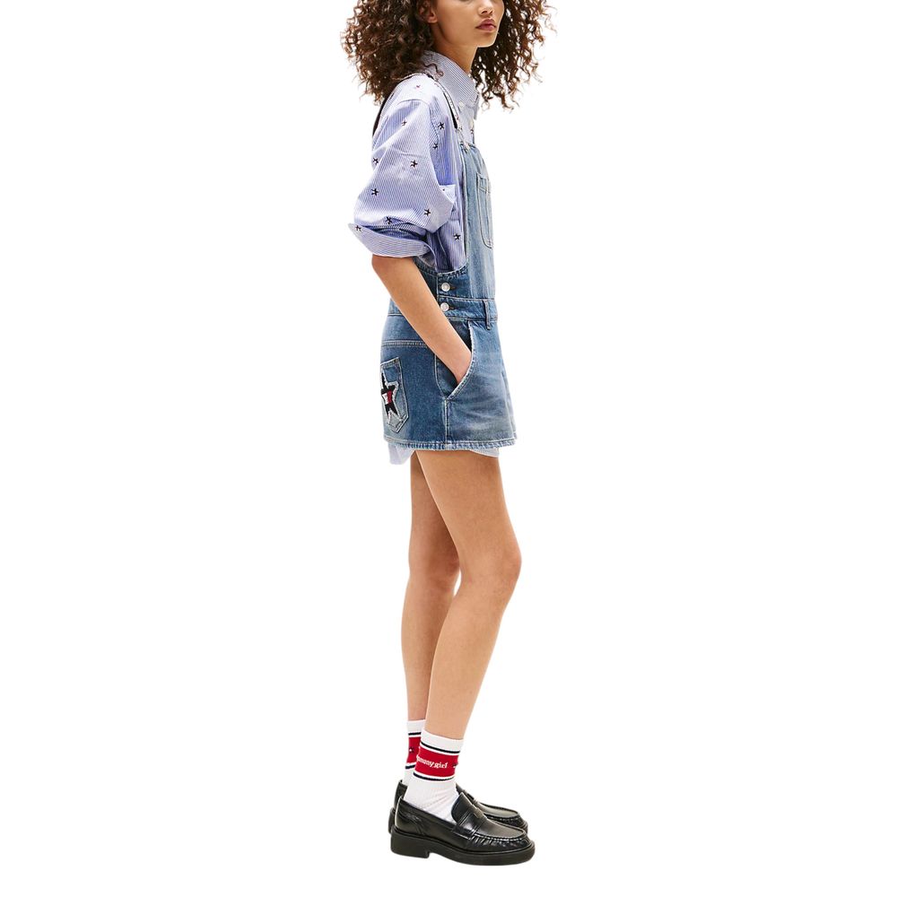 Tommy Hilfiger Jeans Blue Recycled Cotton Rompers