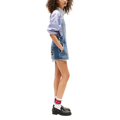 Tommy Hilfiger Jeans Blue Recycled Cotton Rompers