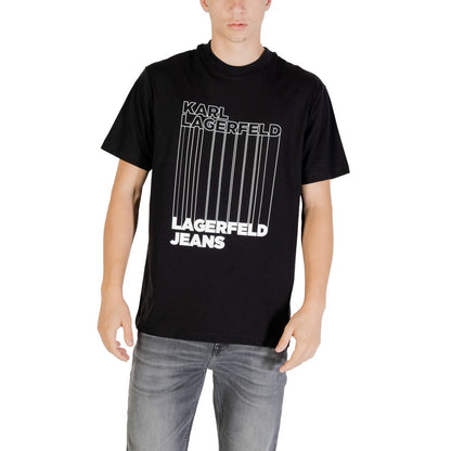 Karl Lagerfeld Black Organic Cotton T-Shirt