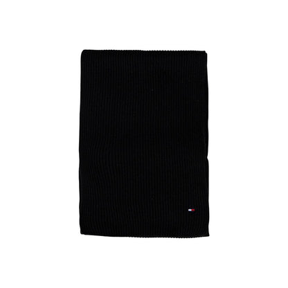 Tommy Hilfiger Black Cotton Beanie