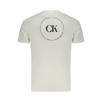 Calvin Klein Bianco Cotton Men T-Shirt