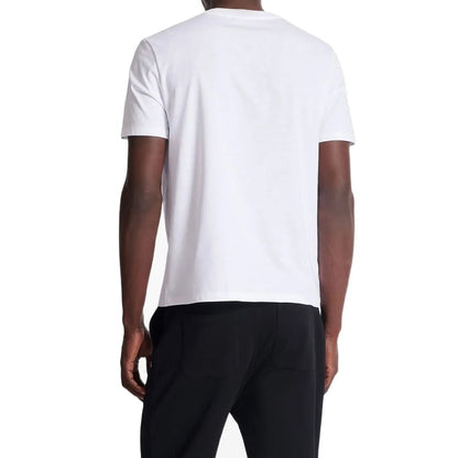 Balmain White Cotton T-Shirt