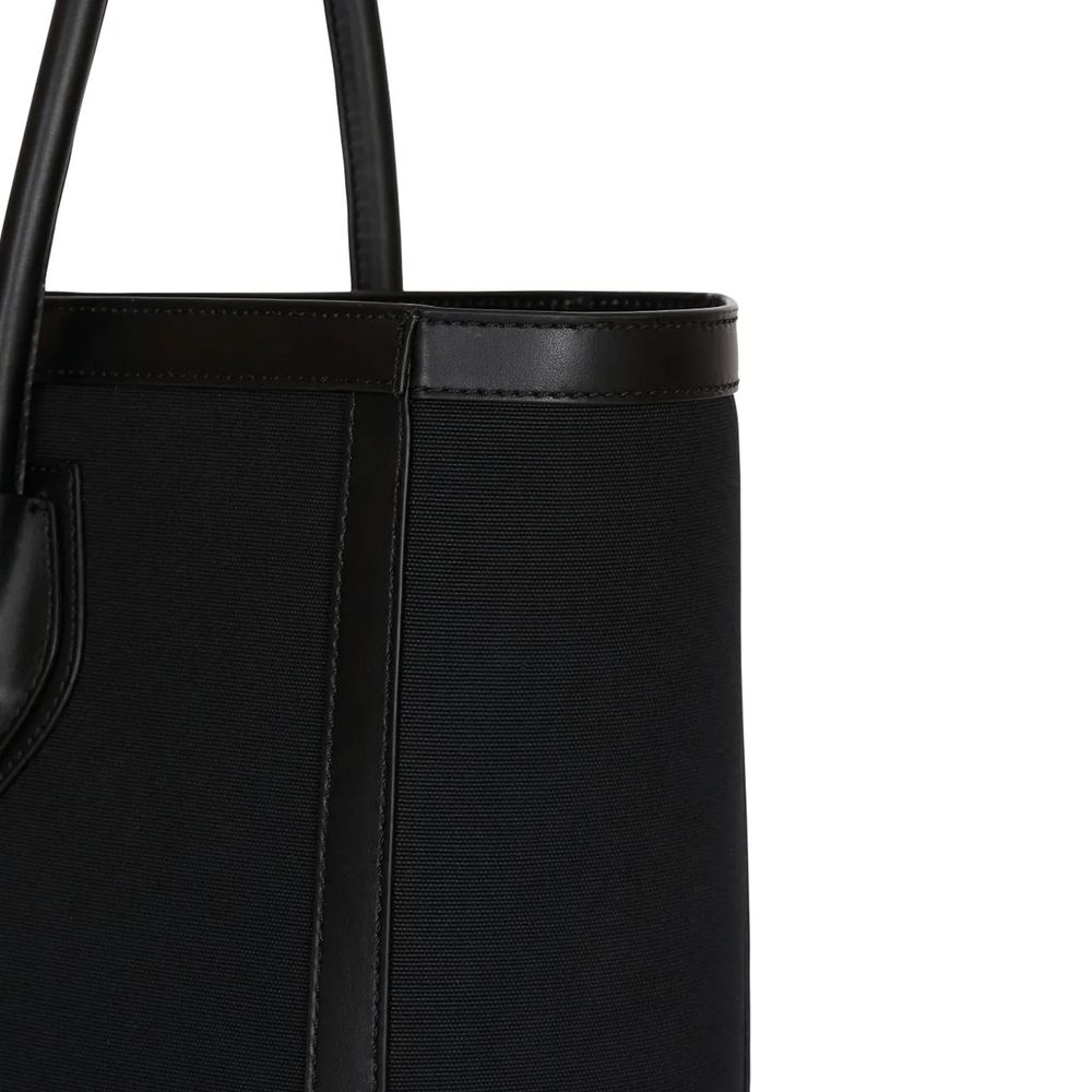 Balmain Black Cotton Tote Bag