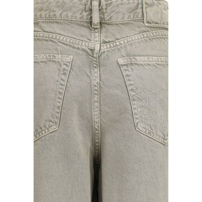 PINKO Beige Lyocell Bermuda Shorts