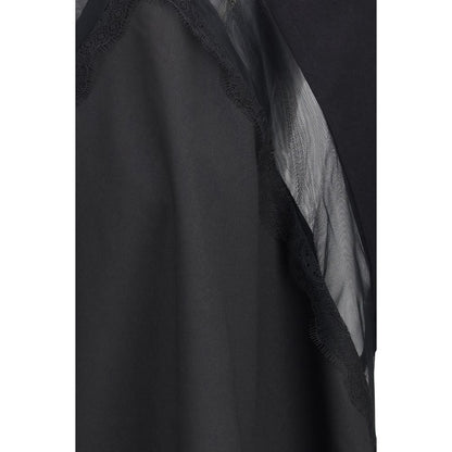 PINKO Black Cotton T-Shirt