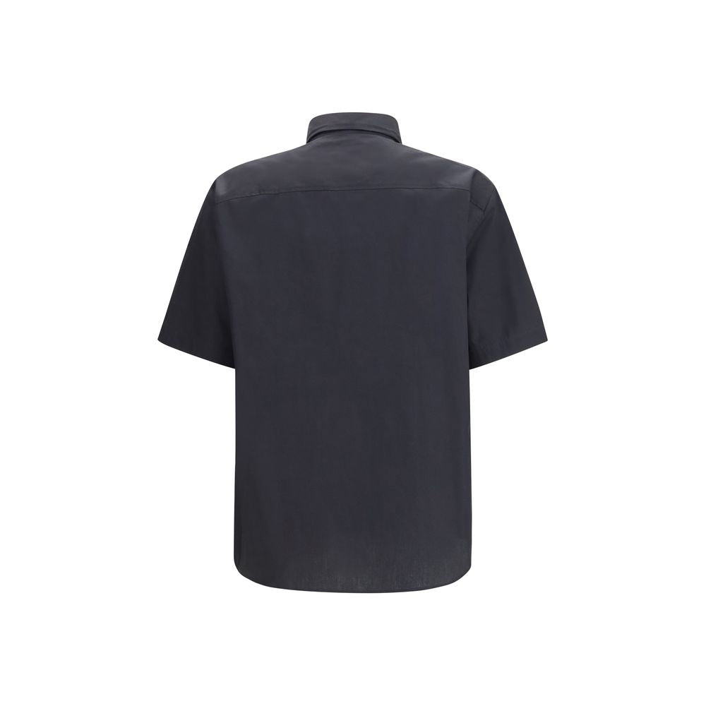 Versace Jeans Black Cotton Shortsleeve Shirt