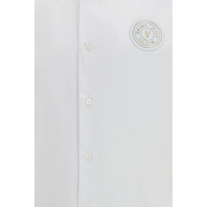 Versace Jeans White Cotton Dress Shirt