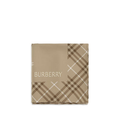 Burberry Beige Silk Scarf