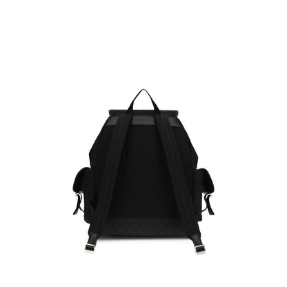 Gucci Black Fabric Backpack