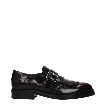 Church's Red Leather Slip-On Loafers