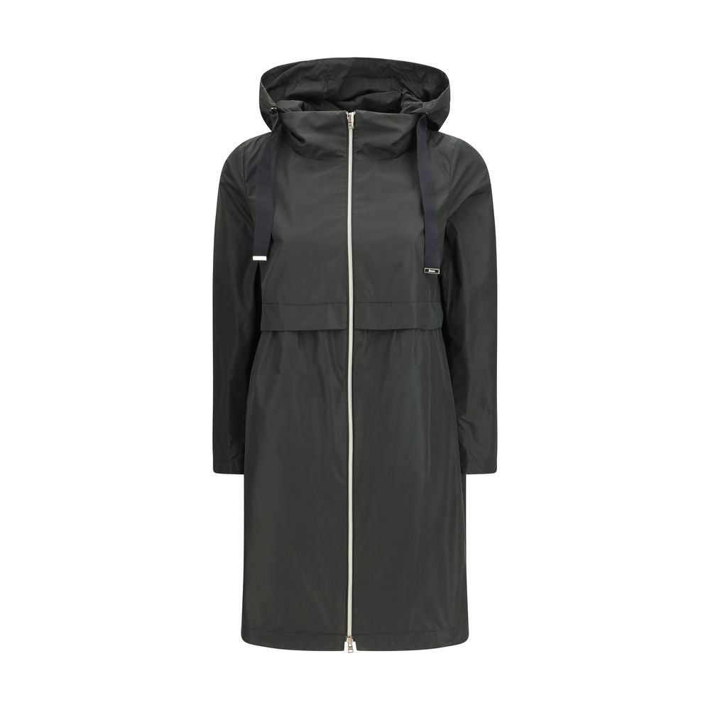 Herno Black Polyester Parka