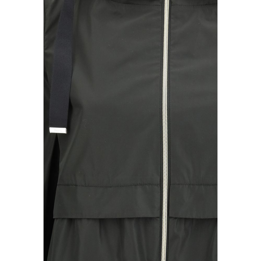 Herno Black Polyester Parka