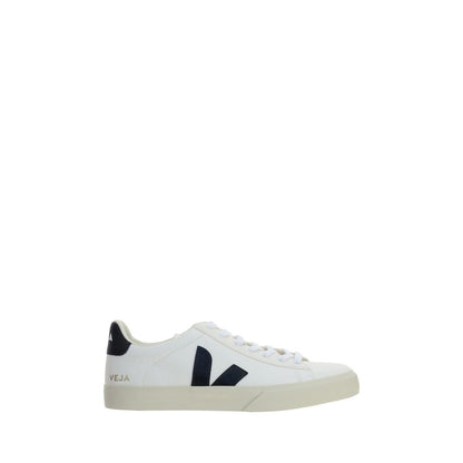 Veja White Calf Leather Bos Taurus Low Top Sneakers