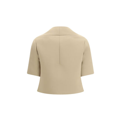 Khaite Beige Polyester Coat
