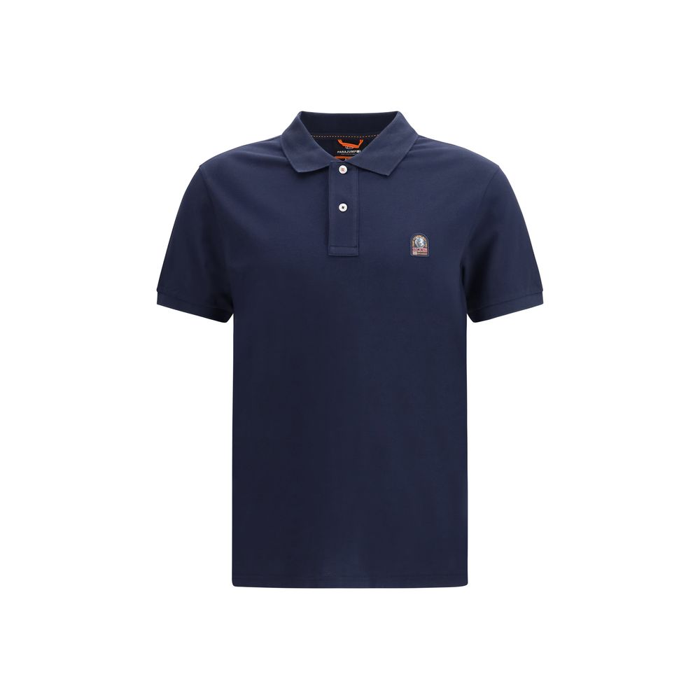 Parajumpers Blue Cotton Polo Shirt
