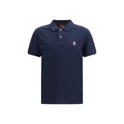Parajumpers Blue Cotton Polo Shirt