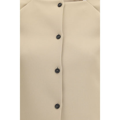 Khaite Beige Polyester Coat