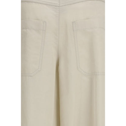 Brunello Cucinelli Beige Cotton Pants