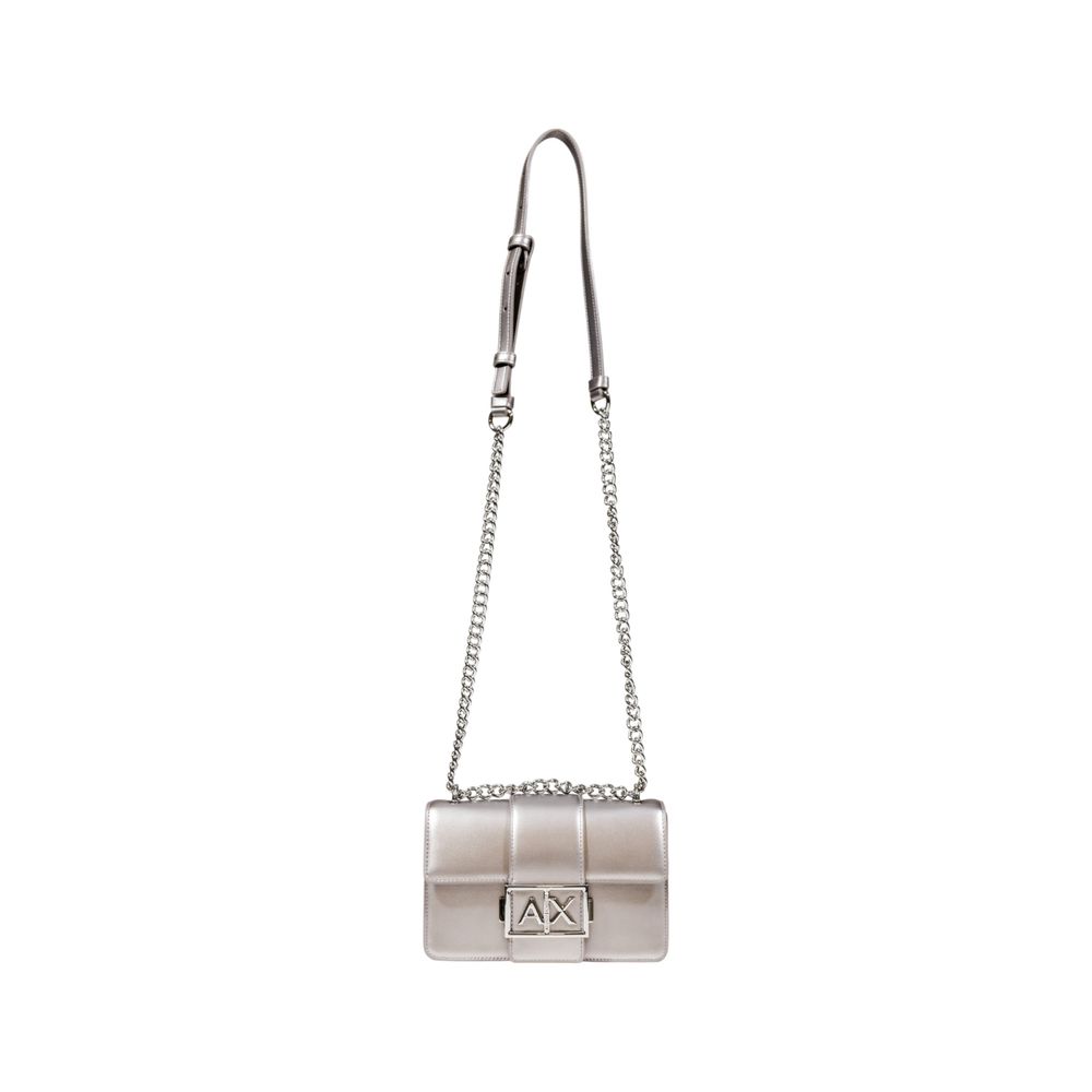 Armani Exchange Gray Polyester Handbag