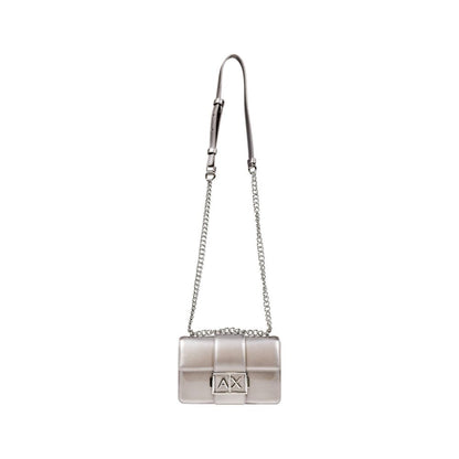 Armani Exchange Gray Polyester Handbag