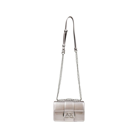 Armani Exchange Gray Polyester Handbag