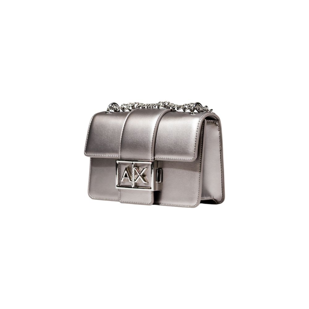 Armani Exchange Gray Polyester Handbag